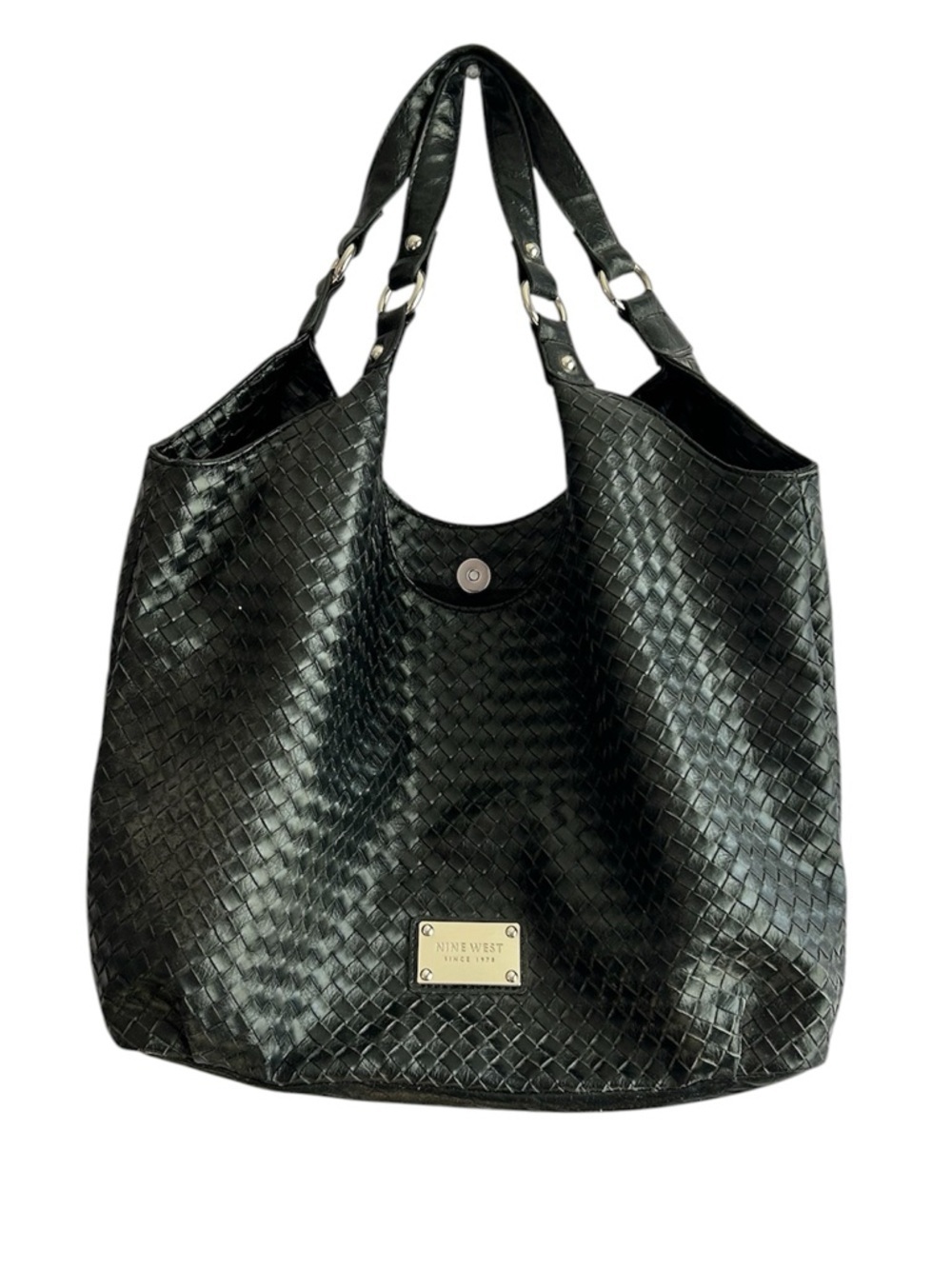 Nine West Basketweave Tote • Used
